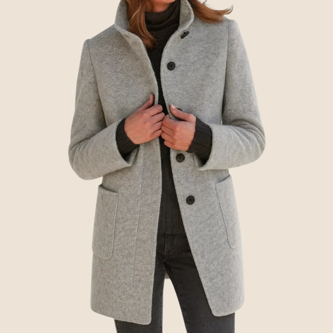 Éléonore | Midi-Length Wool Coat