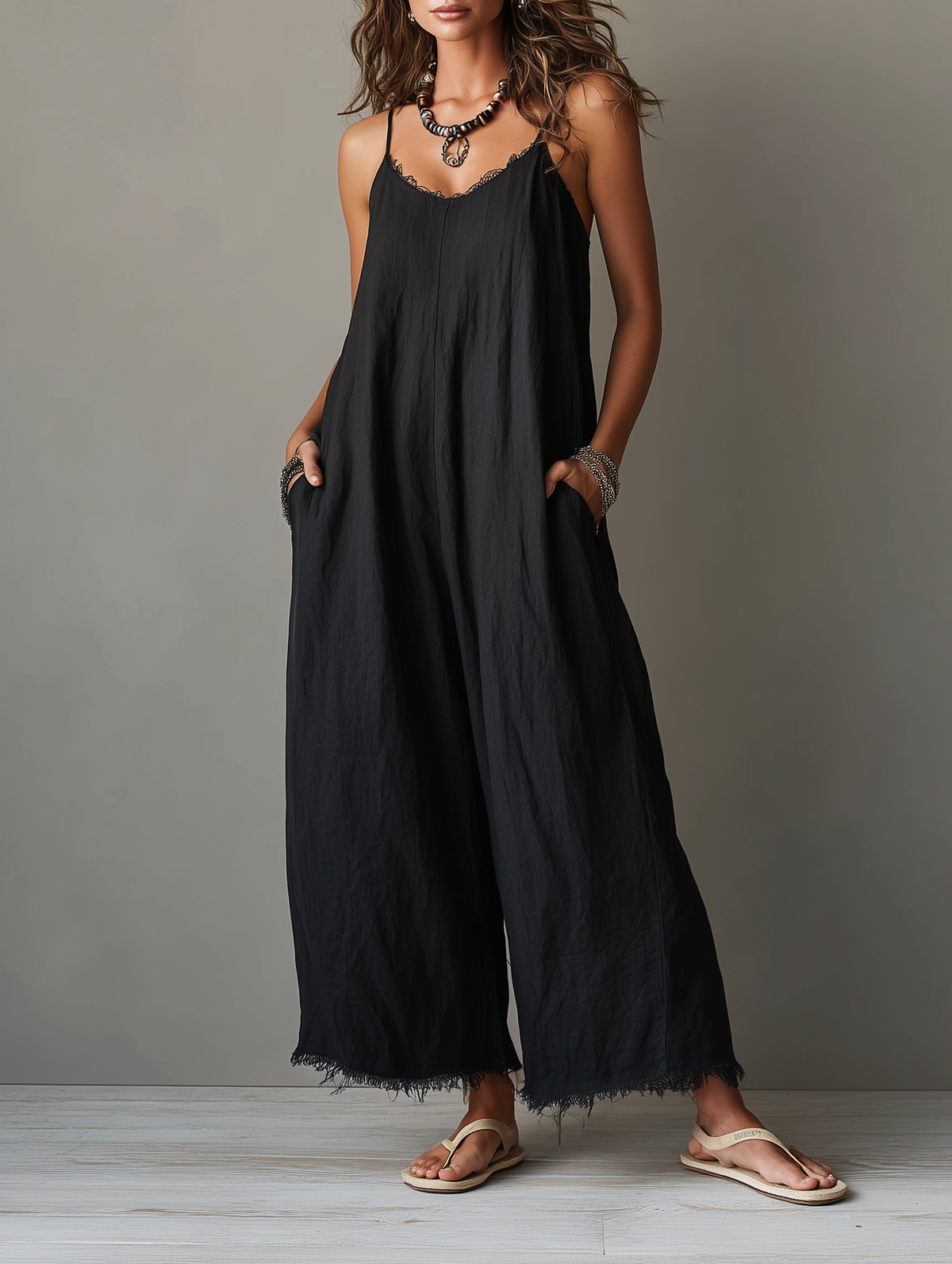 Pascale | Minimalist Linen Jumpsuit