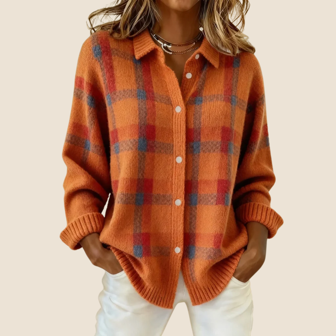 Tatiana | Soft, Warm Checked Shirt
