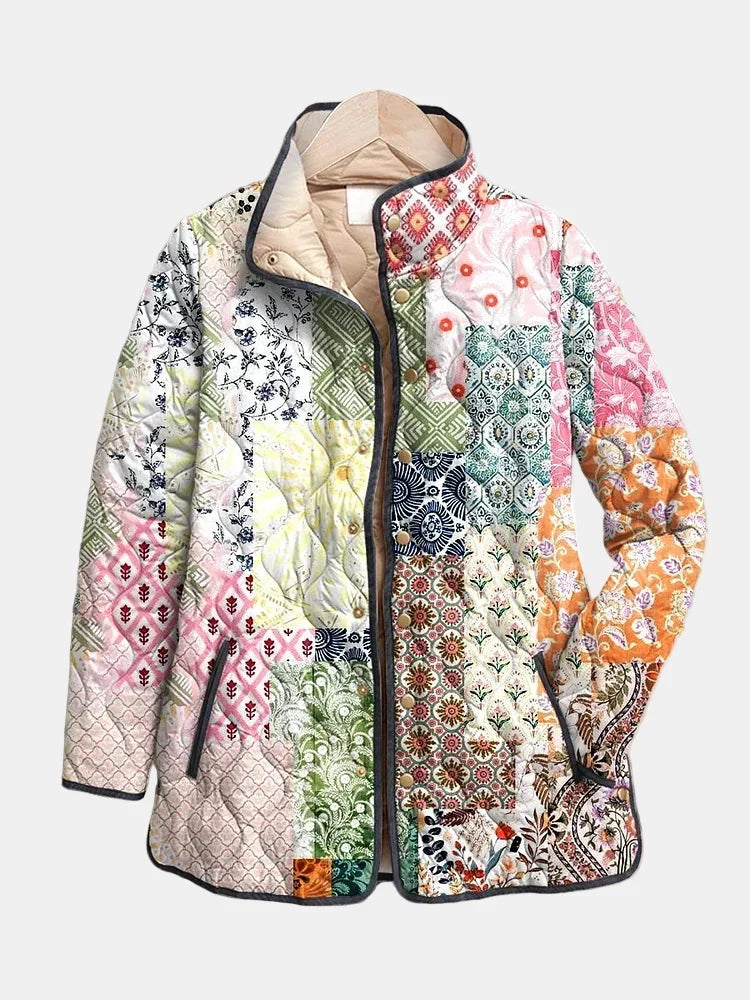 DELACROIX | Florence Boho Patchwork Quilted Jacket