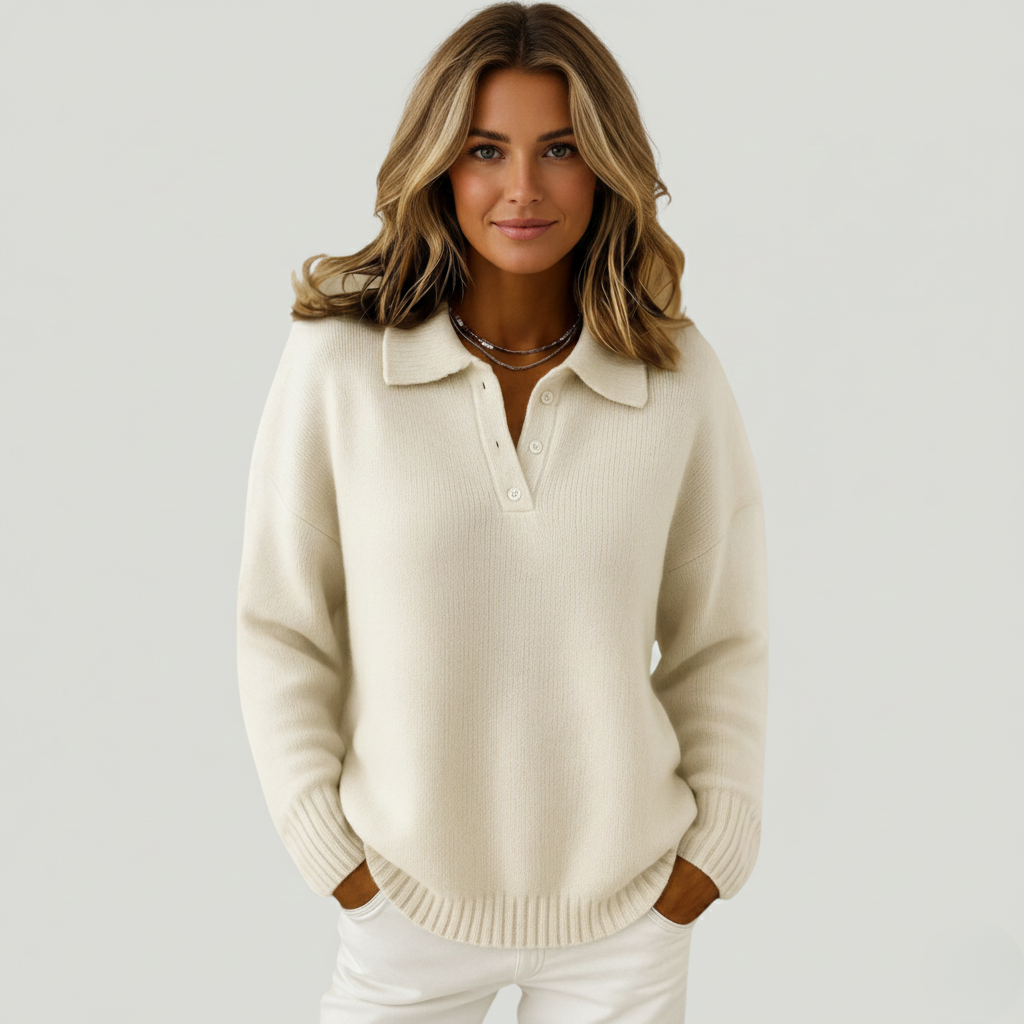 Clémentine | Soft Collared Jumper