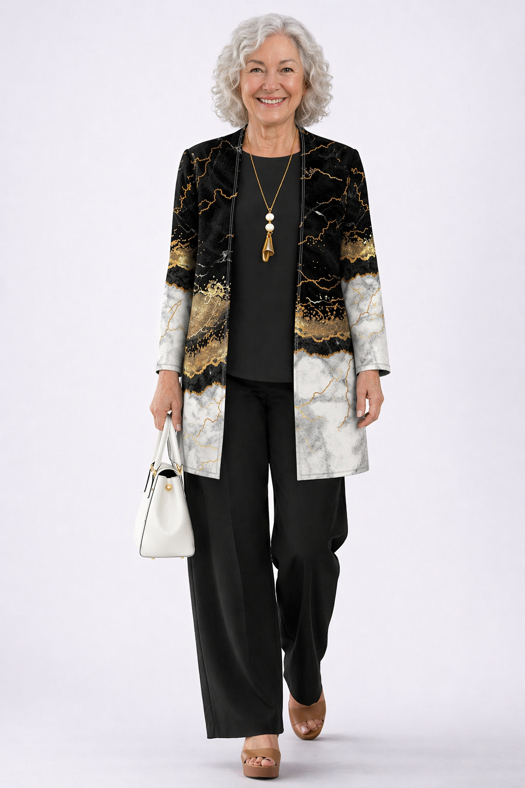 Joan | Classic Elegance Three-Piece Set in Multicolour